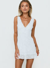 Feeling Alive Tie Back Mini Dress Blue