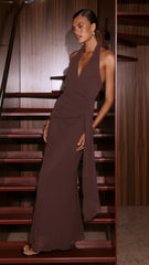 Maylah Maxi Dress - Chocolate