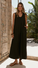 Rohan Maxi Dress - Black