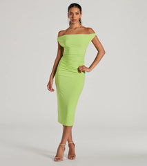 Tricks Of The Trade Convertible Bodycon Midi Dress