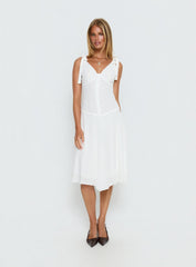 Danira Midi Dress White