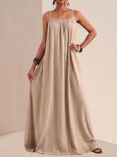 Spaghetti Strap Flowy Maxi Dress