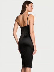 SoSleek™ Balconette Midi Slip Dress