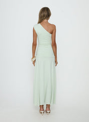 Gwenneth One Shoulder Maxi Dress Jelly Mint