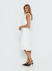 Danira Midi Dress White