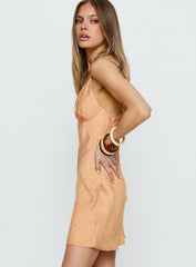Makaia Balconette Mini Dress Sorbet Orange