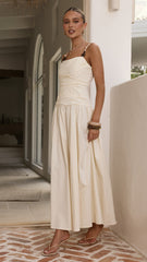 Raziela Maxi Dress - Cream