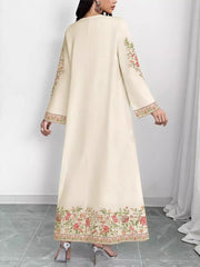 Floral Long Sleeve Maxi Dress