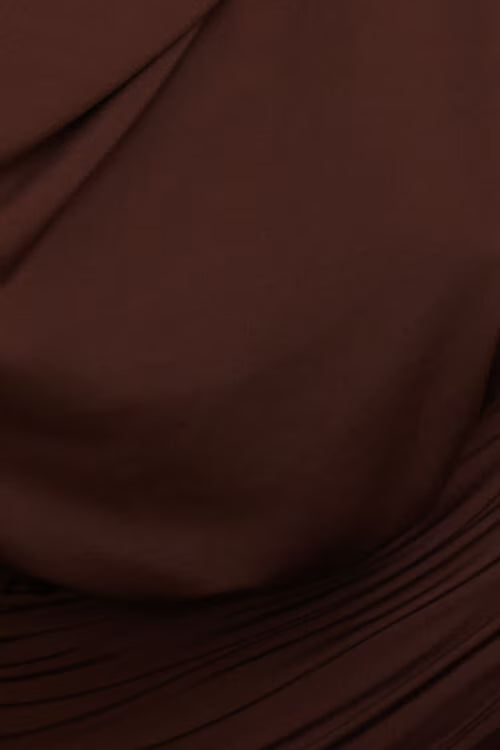 Sculpt Halter Cowl Neck Maxi Dress