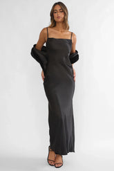 Hadley Cami Scarf Maxi Dress Black