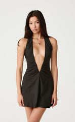 Avril Mini Dress (Black)