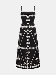 Geometric Print Cami Maxi Dress