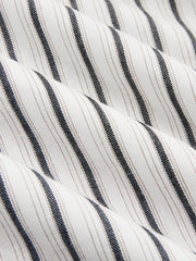 Striped Cotton Buttoned Maxi Dress