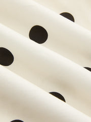 Polka Dot Ruched Cami Maxi Dress