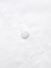 Sleeveless Sailor Collar Cotton Linen Midi Dress
