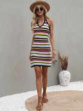 SHIELA KNIT MINI DRESS - BLACK