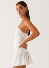 Carmel Mini Dress - White