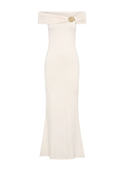 Illusion Maxi Dress - Ivory