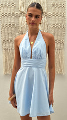 Anara Mini Dress - Blue