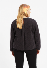 Curve Puffball High Neck Top