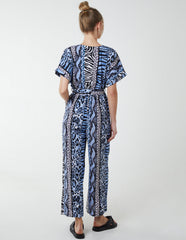 Multi Stripe Animal Jumpsuit