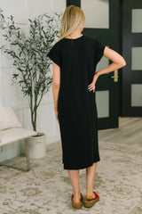 Sweet Like That Casual Dress in Black
