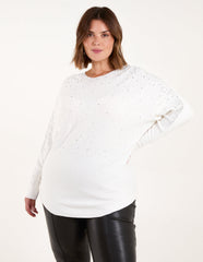 Curve Jumper With Silver Sparkle