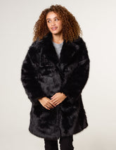 Faux Fur Long Coat