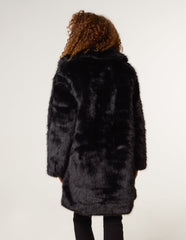 Faux Fur Long Coat