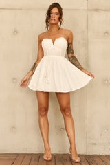 Georgia Mini Dress - White