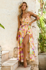 Holiday Hype Maxi Dress - Yellow Multi