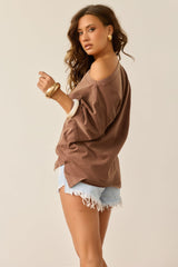 In Your Heart Tee - Chocolate