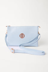 Detailed Zip Up Purse With Detachable Strap
