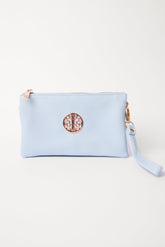 Detailed Zip Up Purse With Detachable Strap