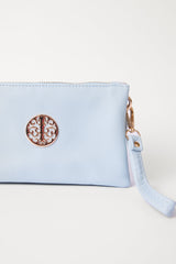 Detailed Zip Up Purse With Detachable Strap