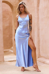 Sightseer Maxi Dress - Steel Blue