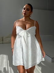 Granno Mini Dress White Curve