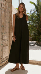 Rohan Maxi Dress - Black