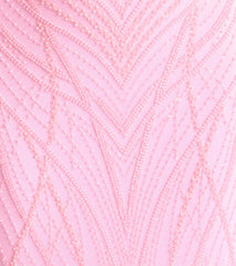 Betsey Lace-Up Mermaid Sequin Bead Formal Dress