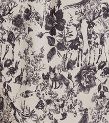 Into The Floral Forest Strapless A-Line Midi Dress