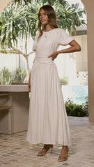Merilia Maxi Dress - Cream