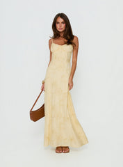 Members Only Maxi Dress Lemon
