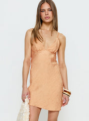 Makaia Balconette Mini Dress Sorbet Orange