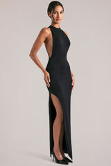 Sleeveless Maxi Dress  in Black