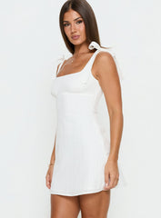Neverending Mini Dress White