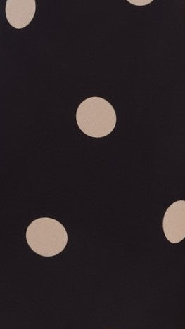 Jianna Maxi Dress - Black/Cream Polka