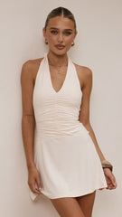 Milla Mini Dress - Cream