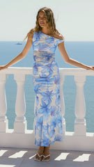 Blayke Maxi Dress - Ocean Bloom