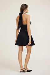 Mix Media Umbrella Mini Dress