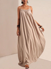 Spaghetti Strap Flowy Maxi Dress